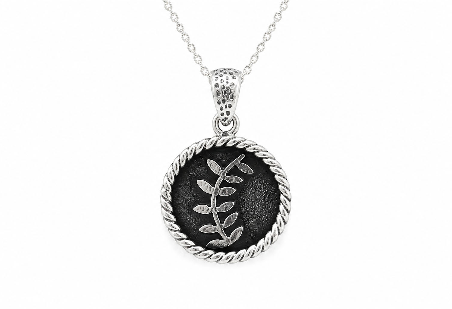 floral necklace by barhafine in a clean white background
